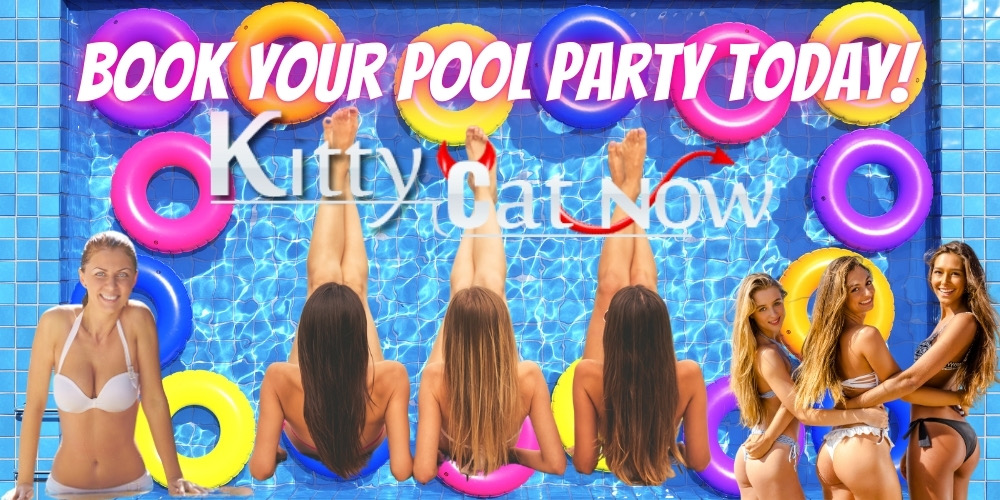 Book your pool party today - 1 Book Your Lucky Charm Strippers Today